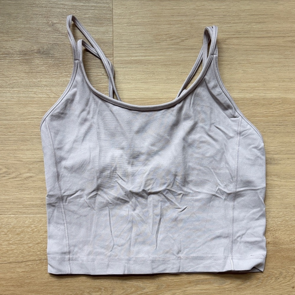 Lululemon Athletica Lavender/Mauve Strappy Tank